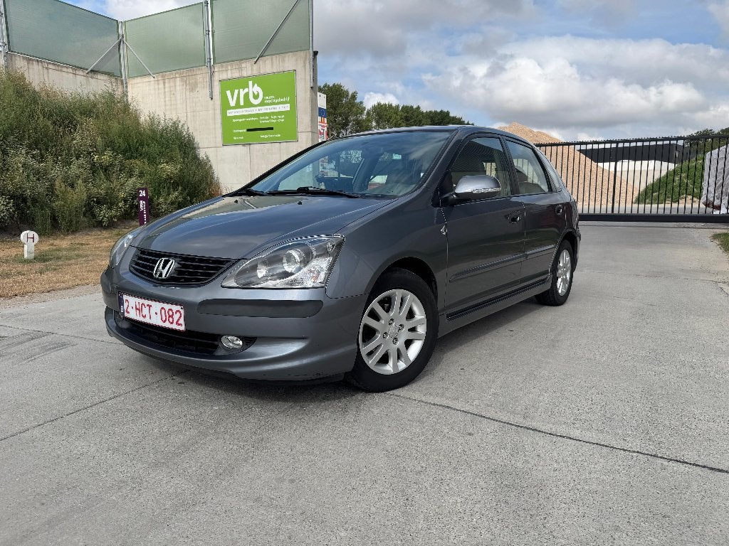 Honda Civic Civic 1.6i VTEC ES Luxe Automaat|Leder|Airco, Auto's, 1136 kg, 1600 cc, Lederen bekleding, Leder