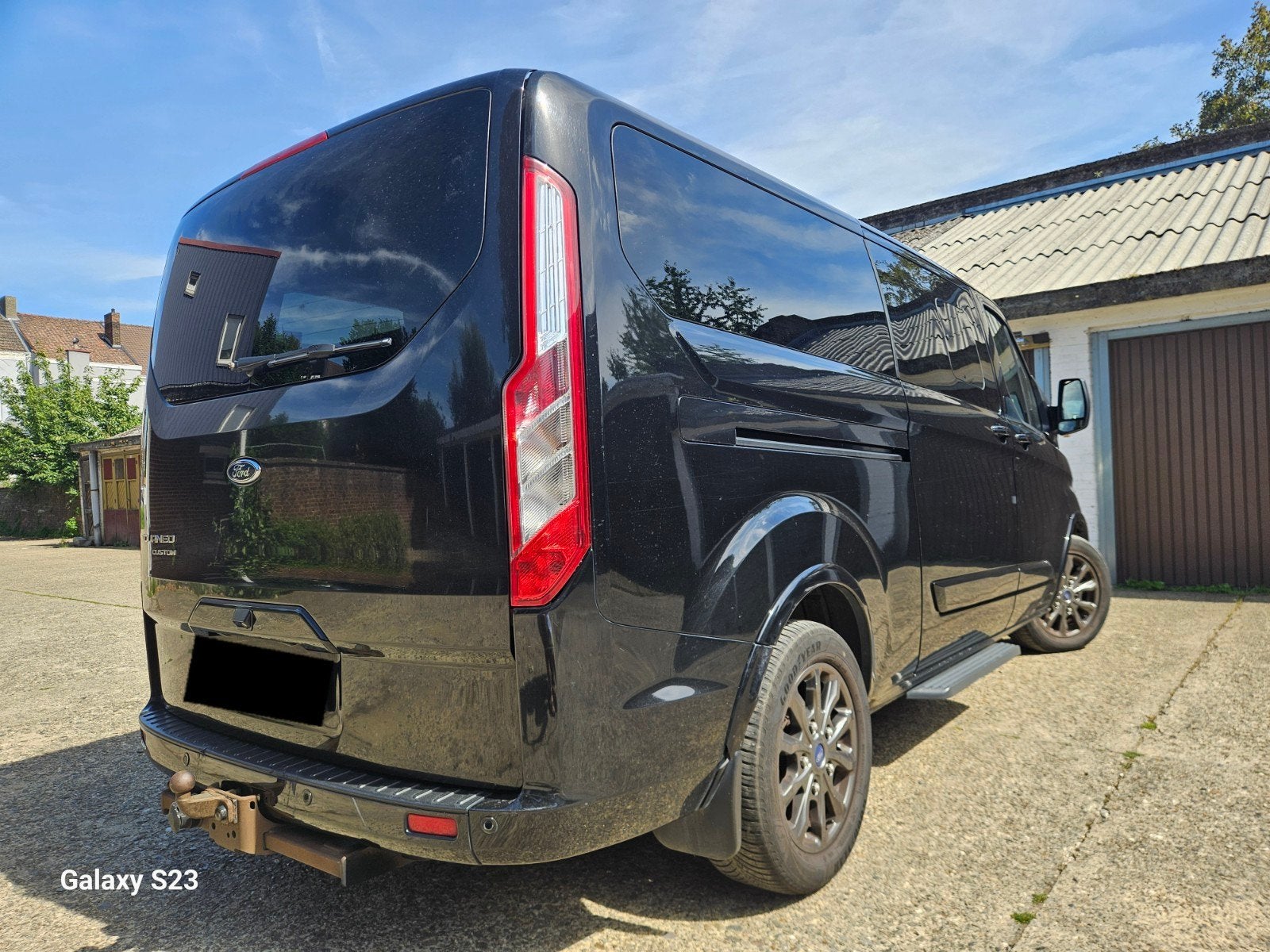 FORD TRANSIT CUSTOM LANG 8 ZIT LEER EURO 6D 530.000 KM VOL, Auto's, Euro 6, Particulier, Transit, Te koop