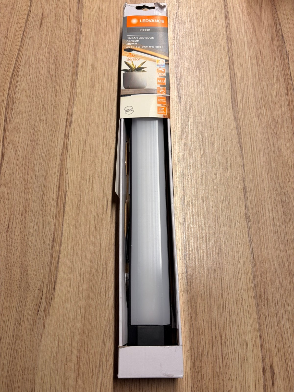 Lampe LED NEW LEDVANCE 50cm avec capteur - dimmable - 25€, Enlèvement ou Envoi, Comme neuf, Blanc