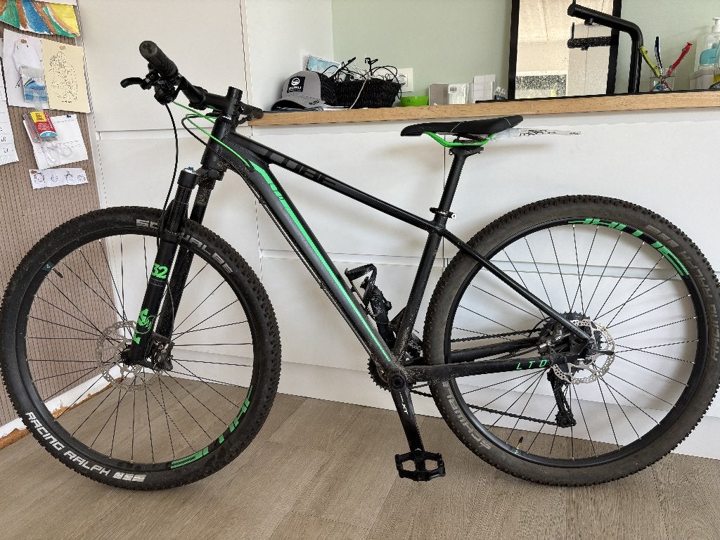 MTB Cube LTD SL 2X Blackline, Fietsen en Brommers, Gebruikt, Hardtail, Schijfrem, Ophalen