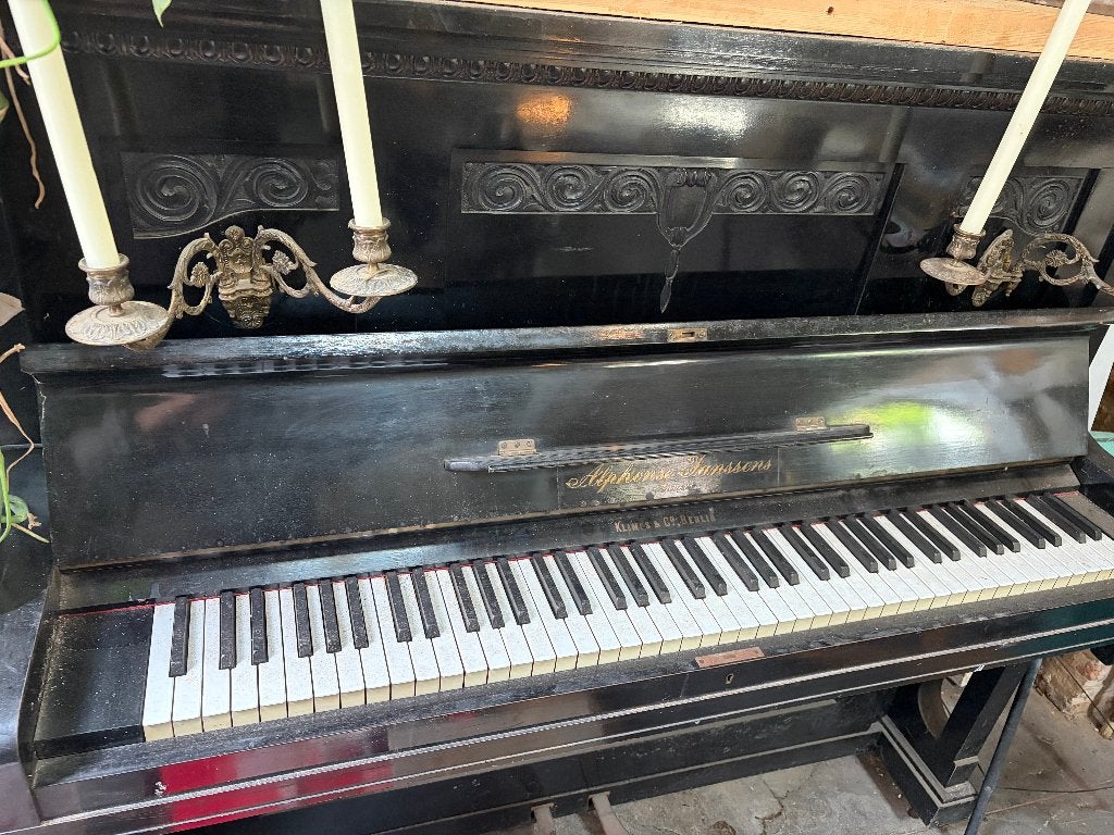 Piano -Ad.Janssen (gratis) vandaag ophalen (€50,00 bonus), Muziek en Instrumenten, Piano's, Gebruikt, Piano, Zwart, Ophalen