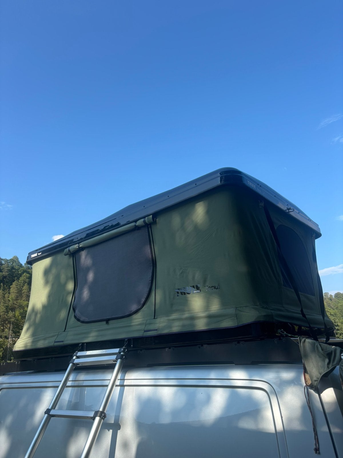 Thule basin daktent, Caravans en Kamperen, Ophalen, Zo goed als nieuw