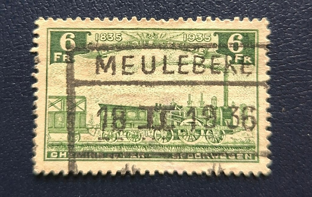Postzegel België OBP TR 192, Met stempel, Ophalen of Verzenden, Gestempeld, Treinen