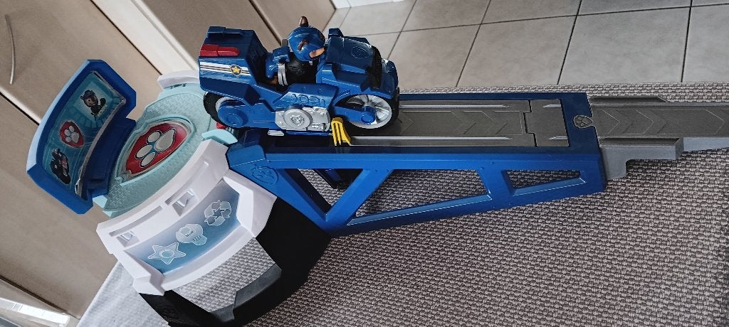 Paw patrol lanceerbaan + verschillende auto's, Ophalen, Gebruikt