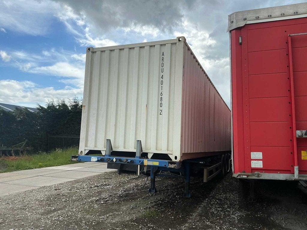 Rend la remorque ROC12.27CC avec conteneur de 40", Autos, Camions, Entreprise, Remorques et Semi-remorques, Autres carburants