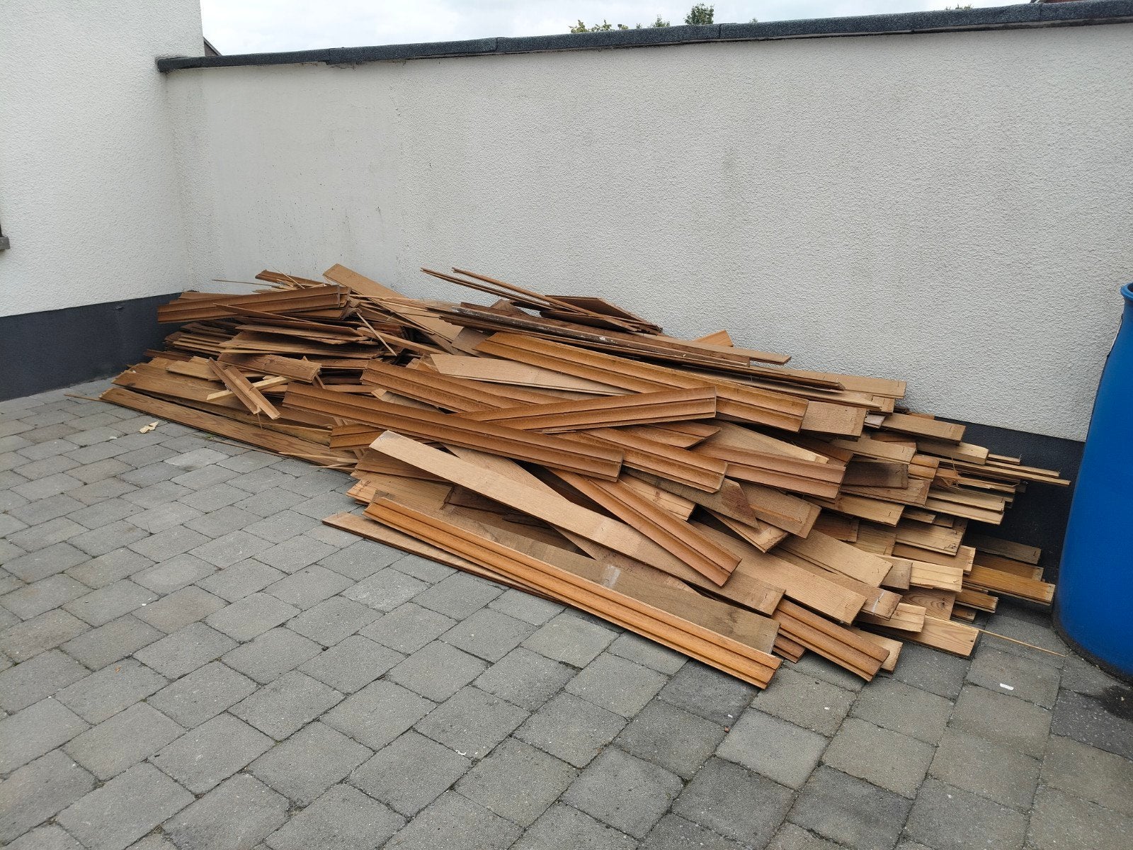 Houtafval, Doe-het-zelf en Bouw, Ophalen