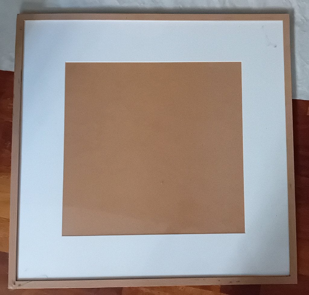 Beau cadre en bois pour photo ou dessin, Avec verre, Enlèvement, Utilisé, Cadre photo