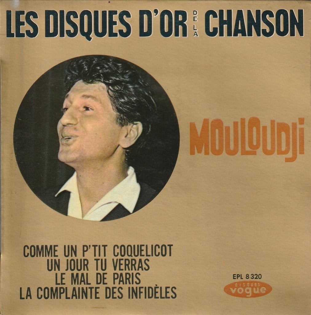 Mouloudji - Comme un p'tit coquelicot + 3 andere, CD & DVD, Vinyles Singles, 7 inch, Comme neuf, Autres genres, Réédition