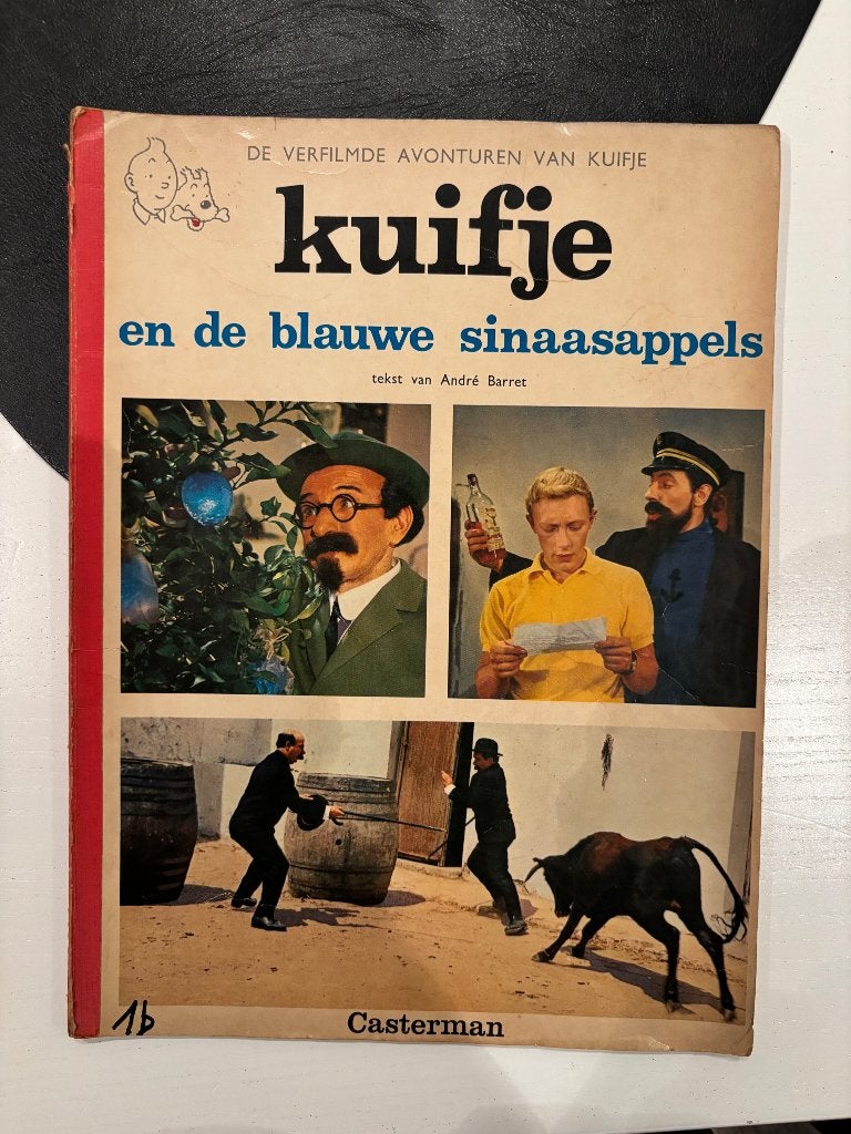 Kuifje boek uit 1965 eerste druk, Collections, Personnages de BD, Enlèvement, Tintin, Utilisé