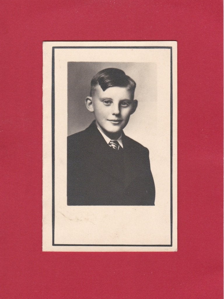 DP Oorlog Jean Cosyn, Envoi, Image pieuse