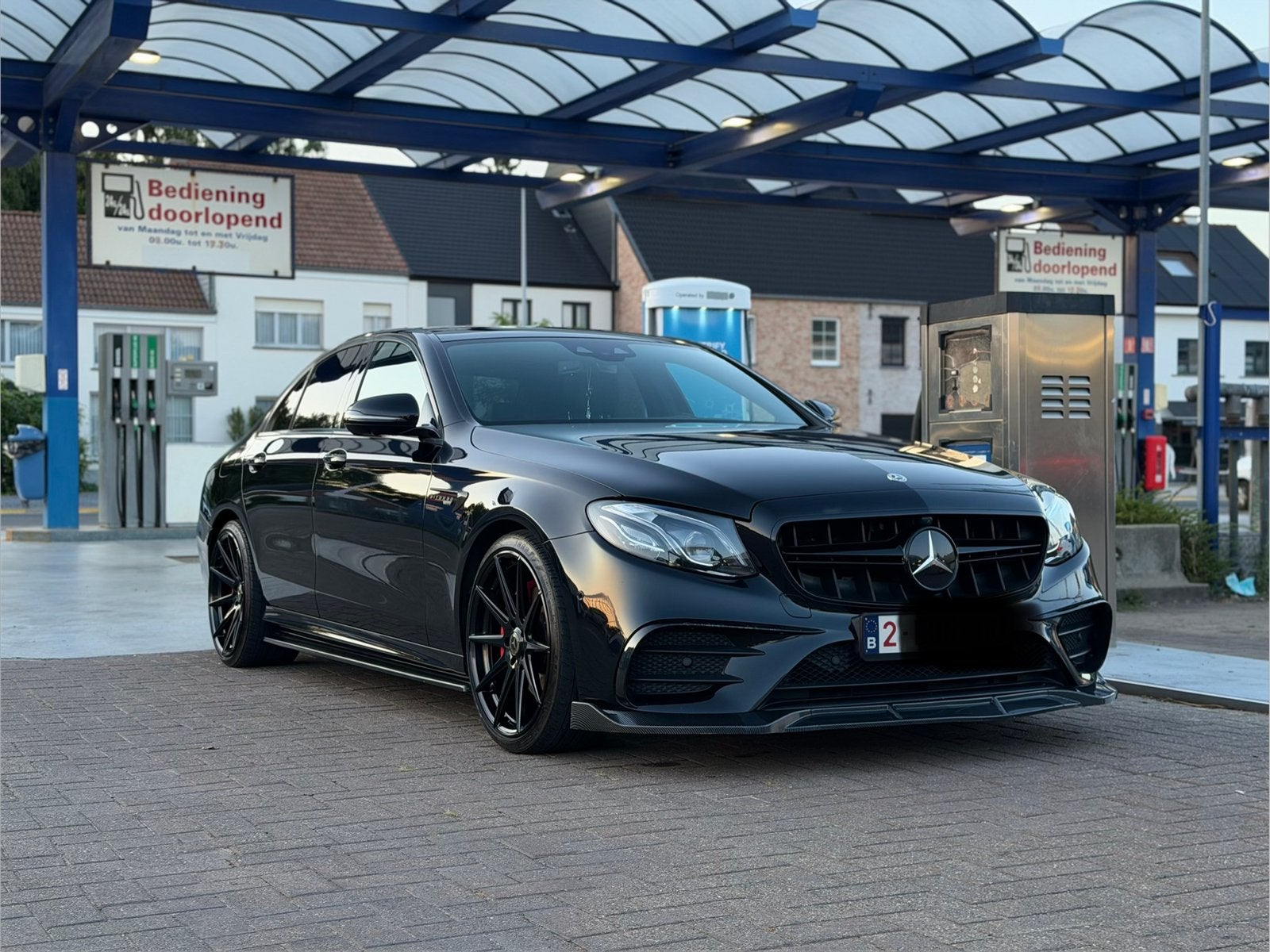 Mercedes e-klasse 350 model, Auto's, Automaat, Zwart, Leder, 5 deurs