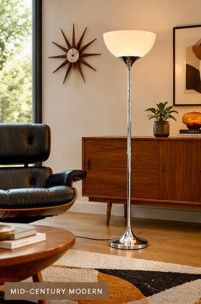 Vintage Italiaanse  Guzzini Harveiluce vloerlamp, Ophalen, Zo goed als nieuw, Kunststof