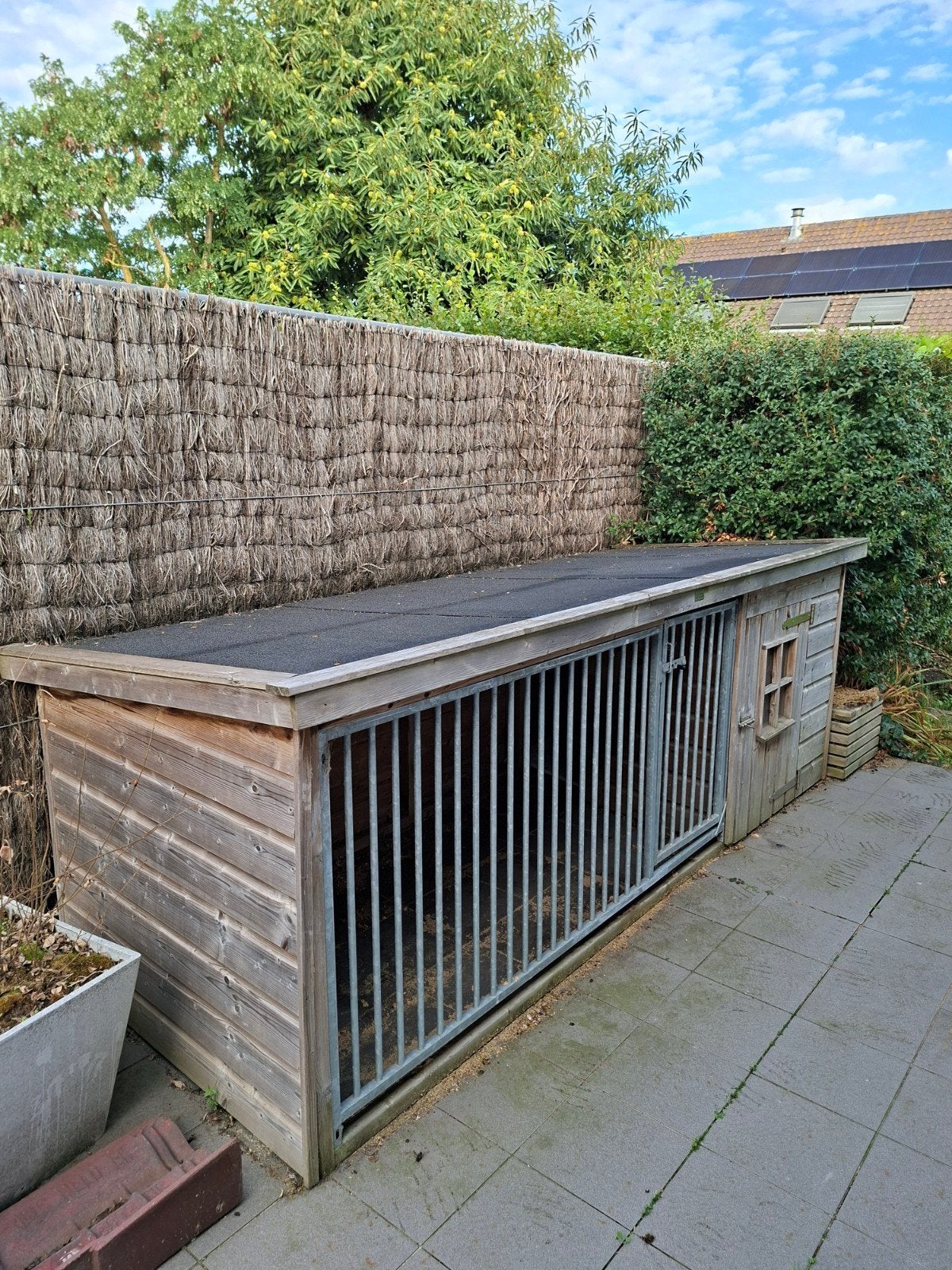 hondenhok, Dieren en Toebehoren, Hondenhokken, Ophalen, 100 cm of meer, Hondenhok, 110 cm of meer