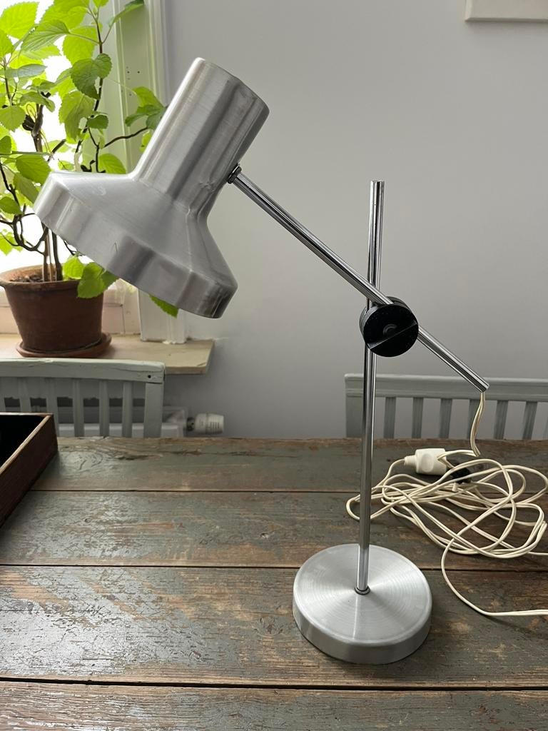 VINTAGE RETRO LAMP BUREAULAMP ALU ATELIER DESIGN, Antiek en Kunst, Antiek | Verlichting, Ophalen of Verzenden