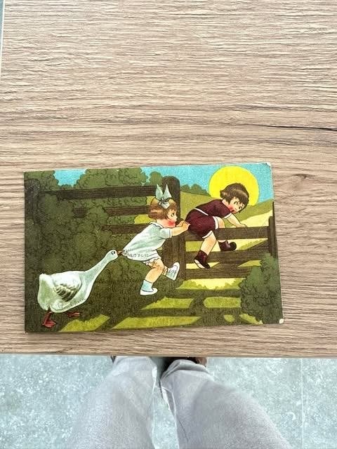 carte postale carte postale goose, Enlèvement ou Envoi, 1920 à 1940, Affranchie