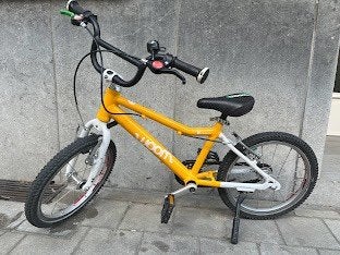 Woom 3 jaune, Frein sur jante, 16 à 20 pouces, Enlèvement, Utilisé