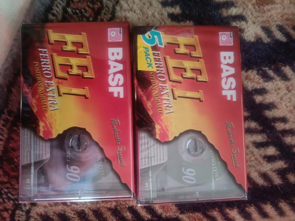 Lege cassettes nieuw, Cd's en Dvd's, Cassettebandjes, Ophalen, Nieuw in verpakking, 2 t/m 25 bandjes