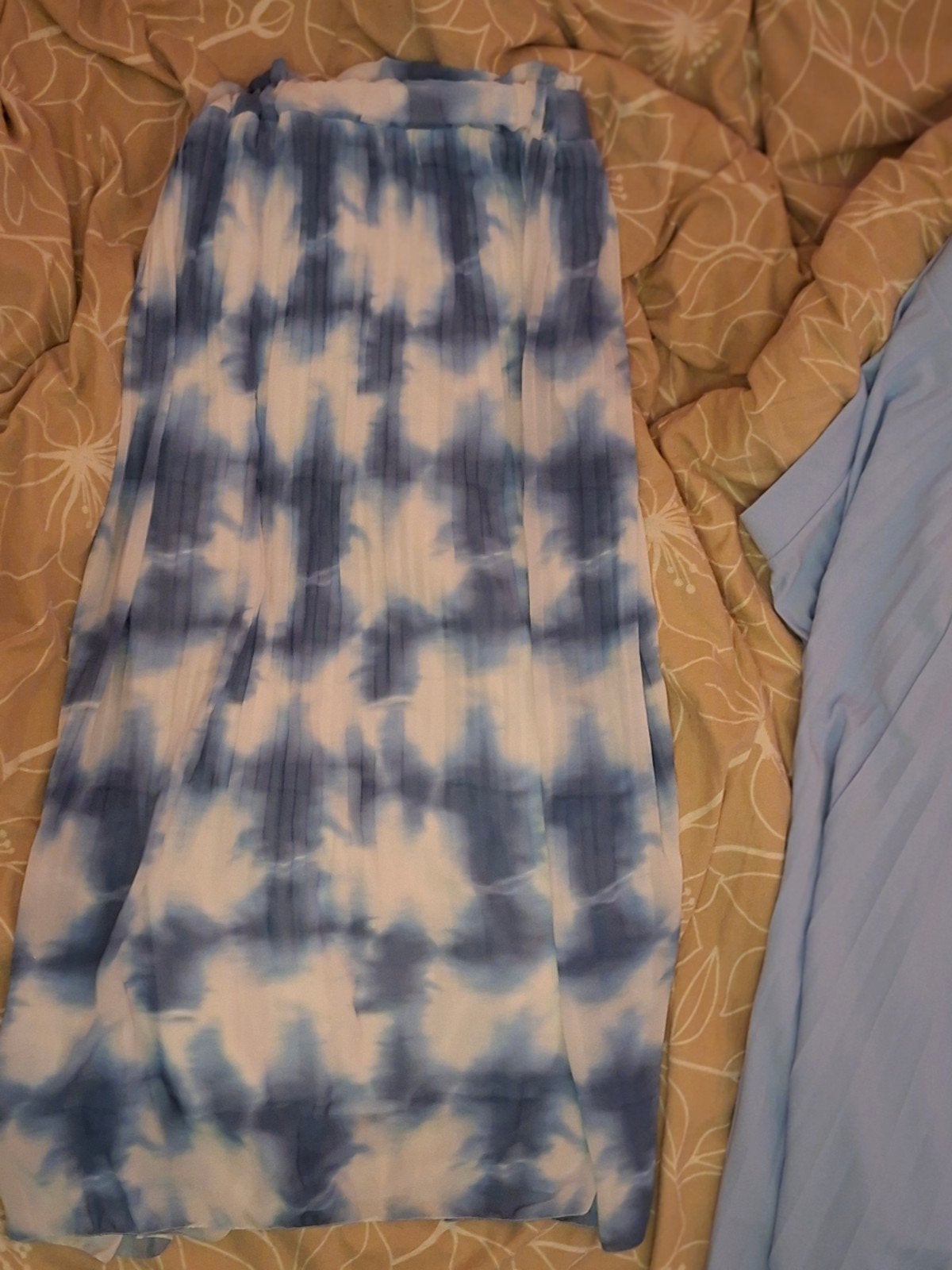 lange rok, Ophalen of Verzenden, Maat 34 (XS) of kleiner, Onder de knie, Blauw