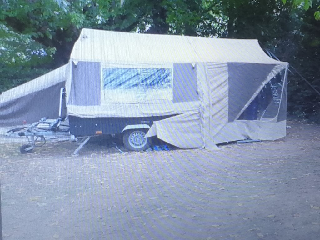 Tente pour caravane à raclette Type Panama up, Caravanes & Camping, Jusqu'à 4, Beige, Raclet, Enlèvement