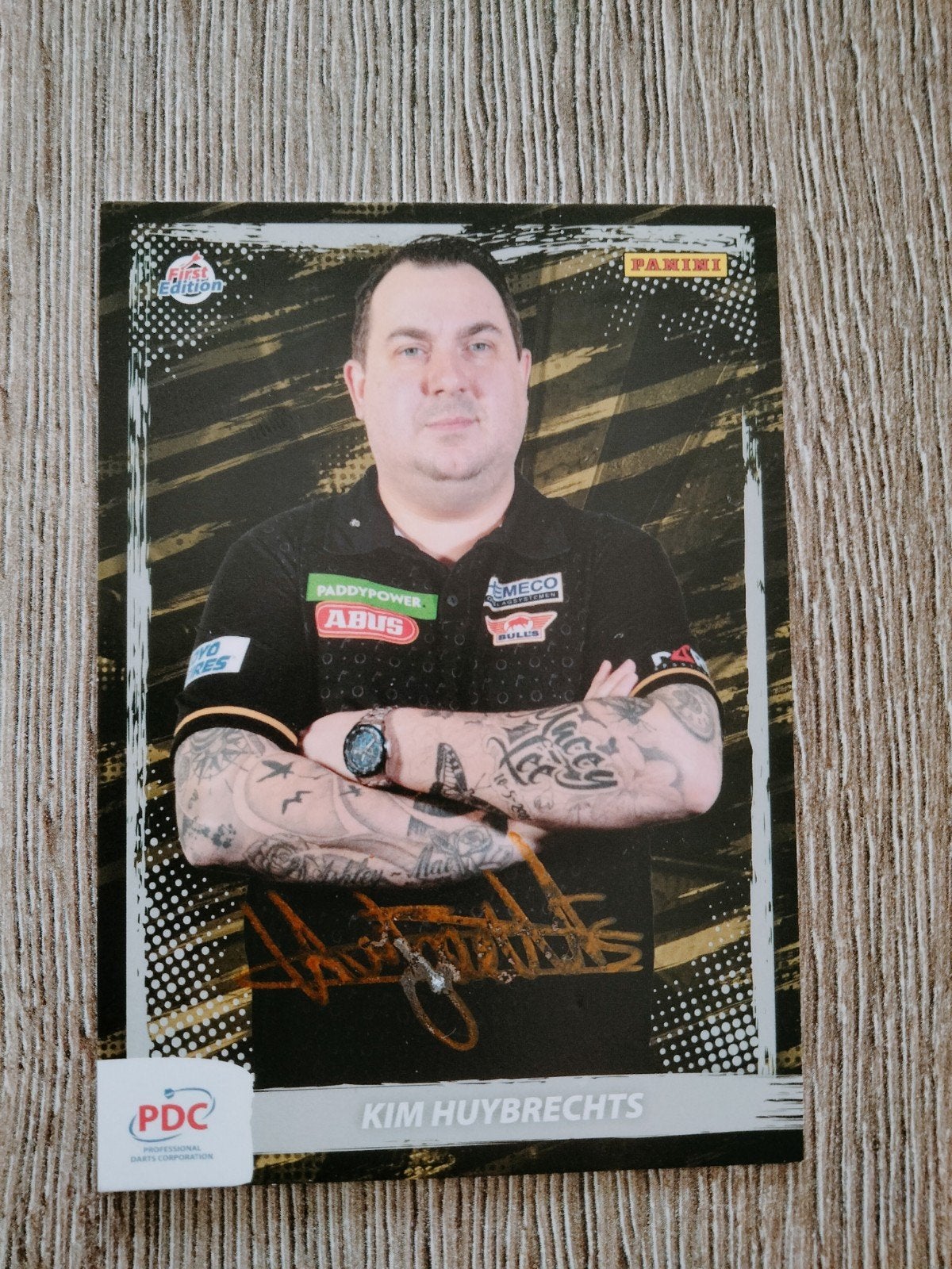 Panini PDC WK Kim Huybrechts, Ophalen of Verzenden