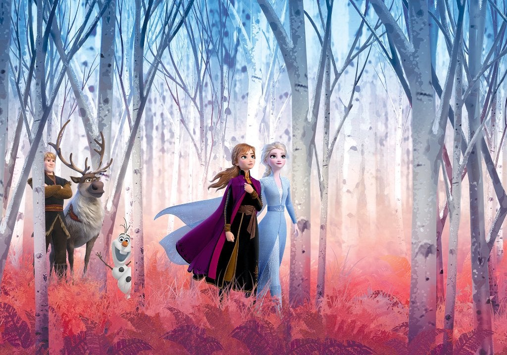 Frozen behang Friends Forever, Ook op maat, Muurdeco4kids, Verzenden, Nieuw, Wanddecoratie, Disney