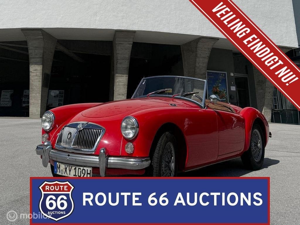 MG MGA Cabriolet | 1961 | Route 66 Auctions, Achat, Entreprise, Boîte manuelle, Autre carrosserie