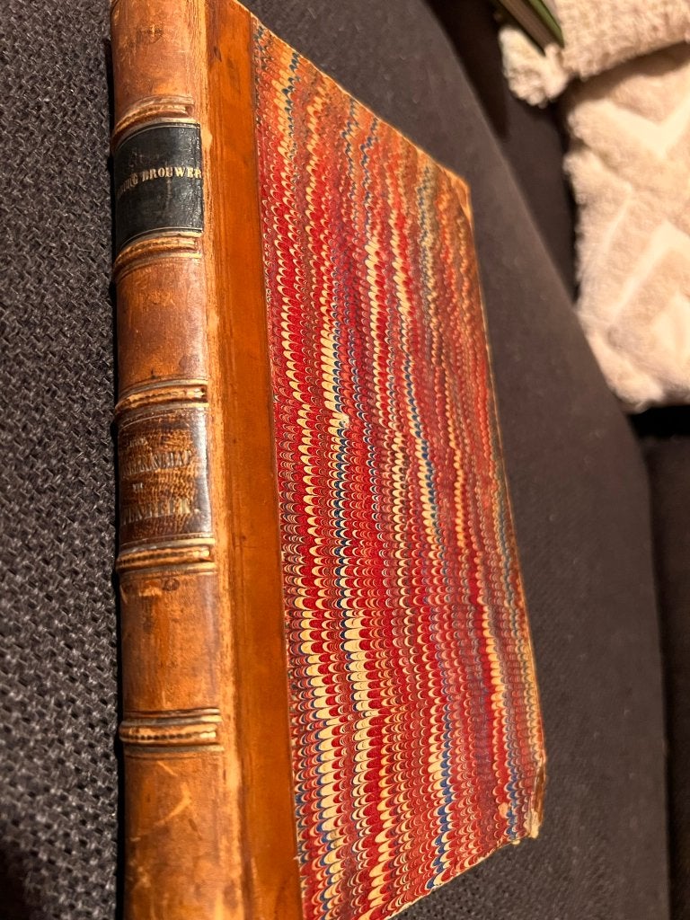 Het leesgezelschap te Diepenbeek door P. Van Limburg *1848*, Antiquités & Art, Enlèvement ou Envoi, P. Van Limburg Brouwer