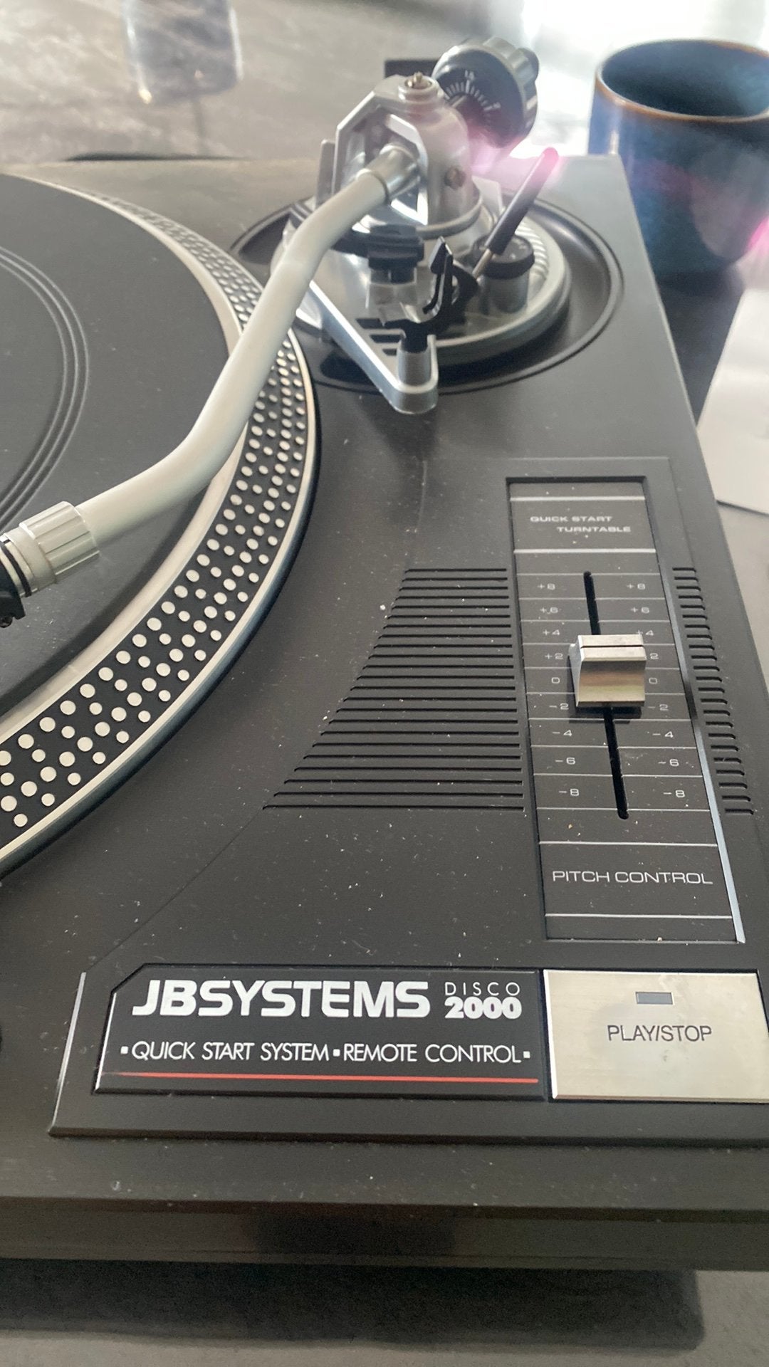 JB system 2000 platenspeler, TV, Hi-fi & Vidéo, Tourne-disques, Autres marques, Réglage pitch, Tourne-disque, Comme neuf