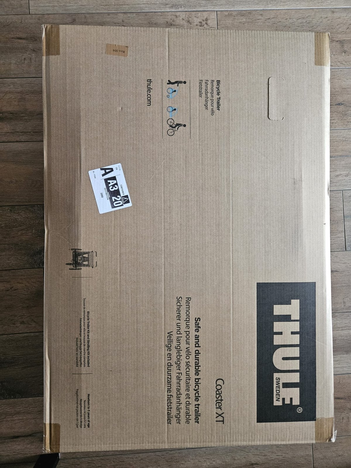 Thule Coaster-XT, Fietsen en Brommers, Ophalen, Nieuw, Kinderkar