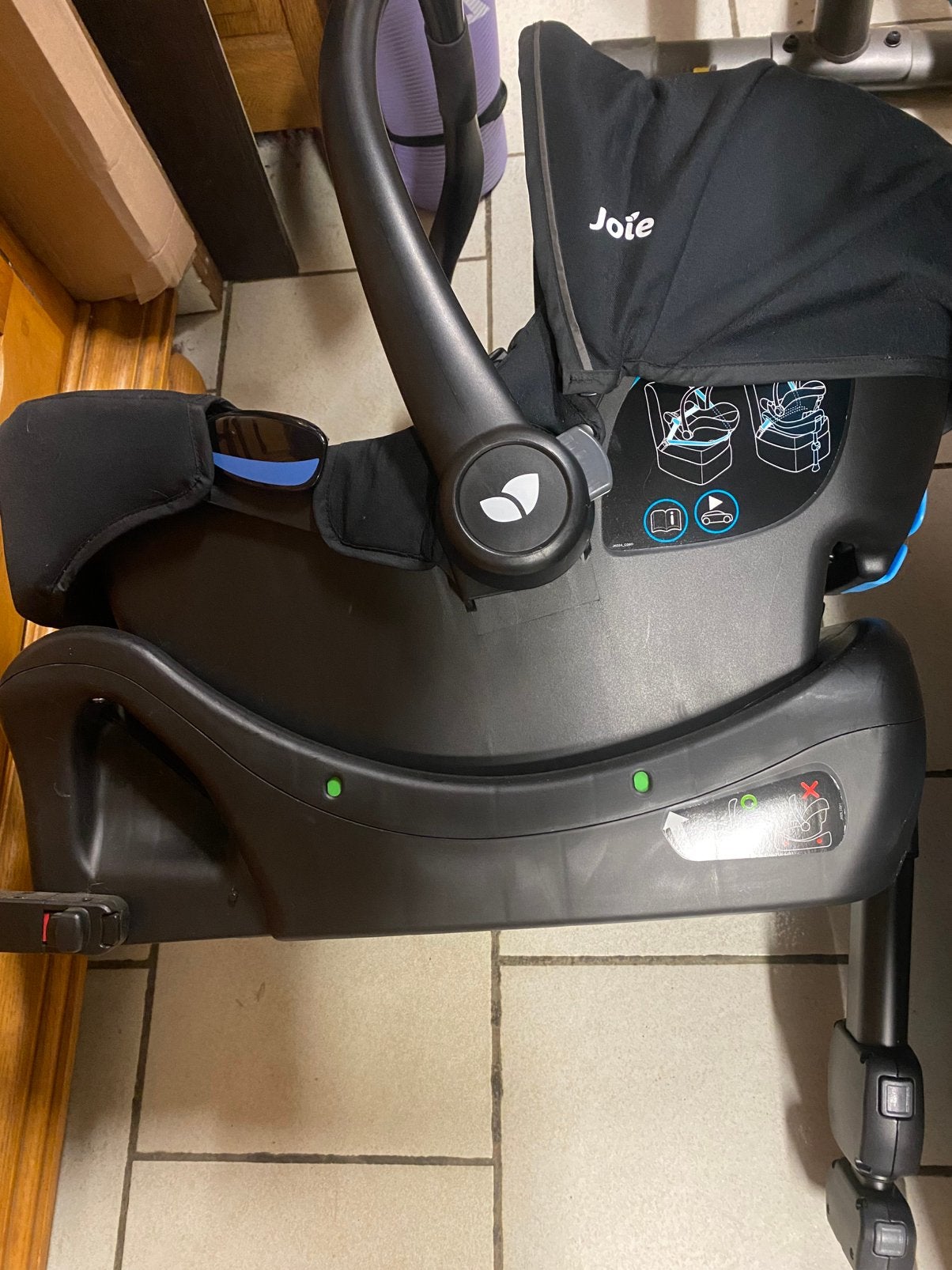 Maxicosi joie met isofix, Kinderen en Baby's, Autogordel of Isofix, Gebruikt, 0 t/m 13 kg, Ophalen