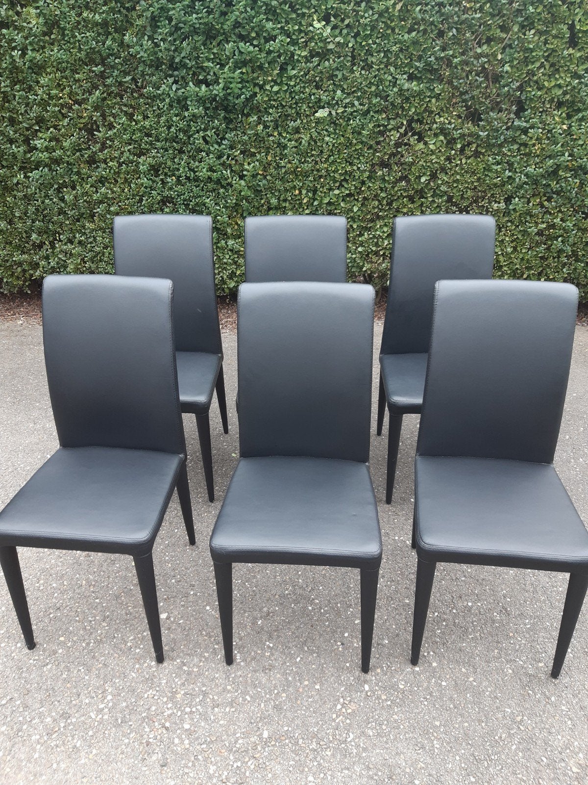 6 chaises de salle à manger, Maison & Meubles, Enlèvement, Comme neuf, Noir, Cinq, Six Chaises ou plus