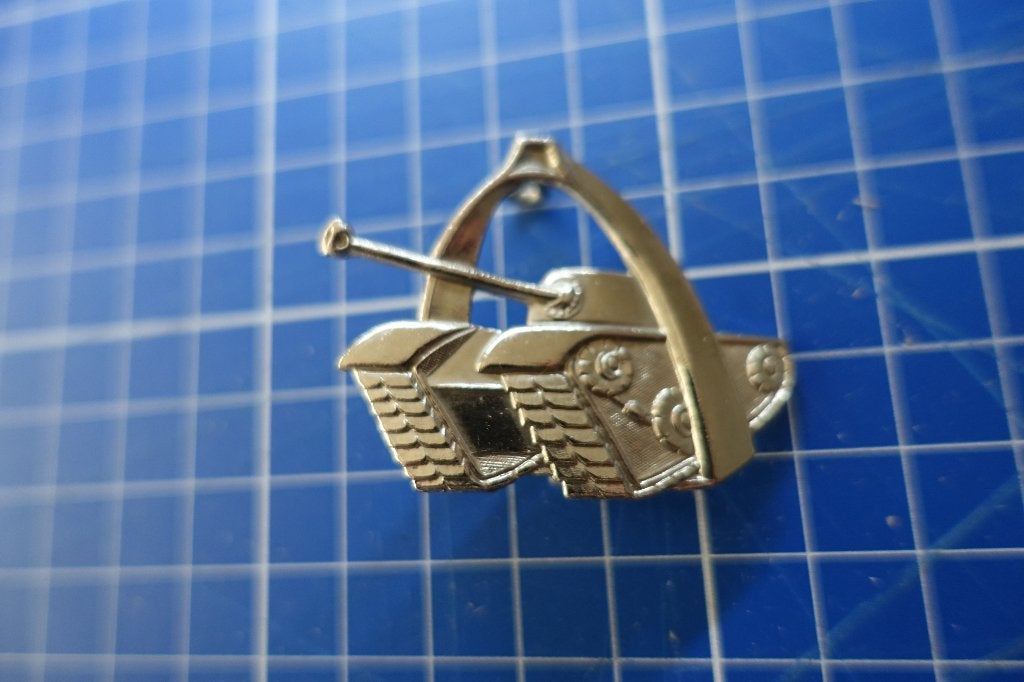 ABL #59 - MUTSKENTEKEN OPLEIDINGSCENTRUM PANTSERS #2, Ophalen of Verzenden, Landmacht, Embleem of Badge