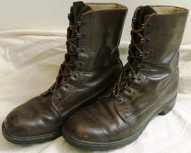 Schoenen / Laarzen, Gvt, M66, maat: 44B, KL, 1970s.(Nr.4), Verzamelen, Ophalen of Verzenden, Landmacht, Kleding of Schoenen