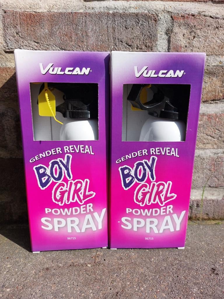 Gender Reveal Brandblusser Roos, Ophalen