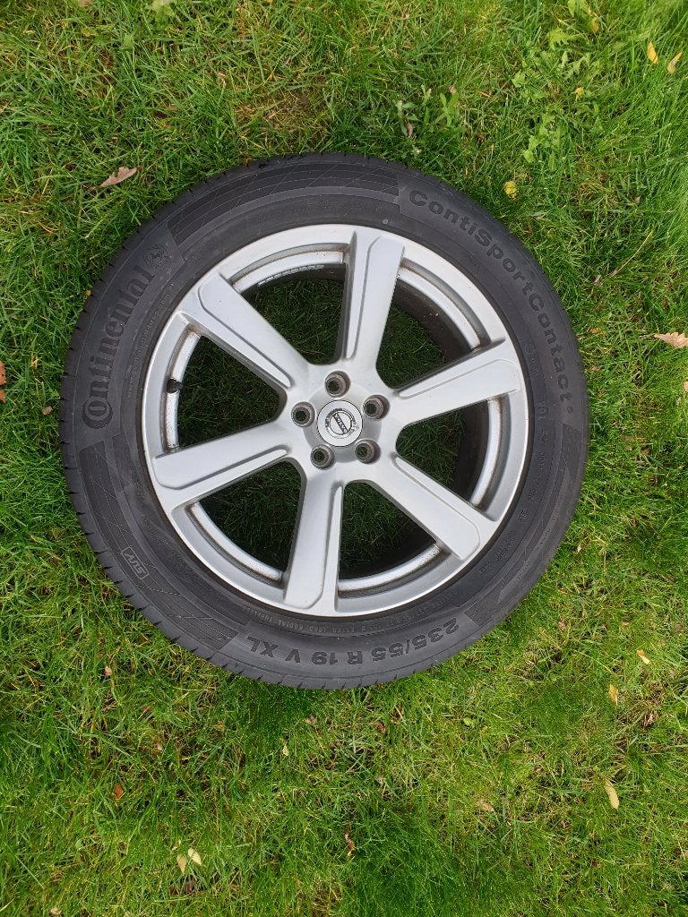 Set van 4 VOLVO X90 velgen met Continental zomerbanden, 255 mm, Véhicule de tourisme, Pneus été, Enlèvement