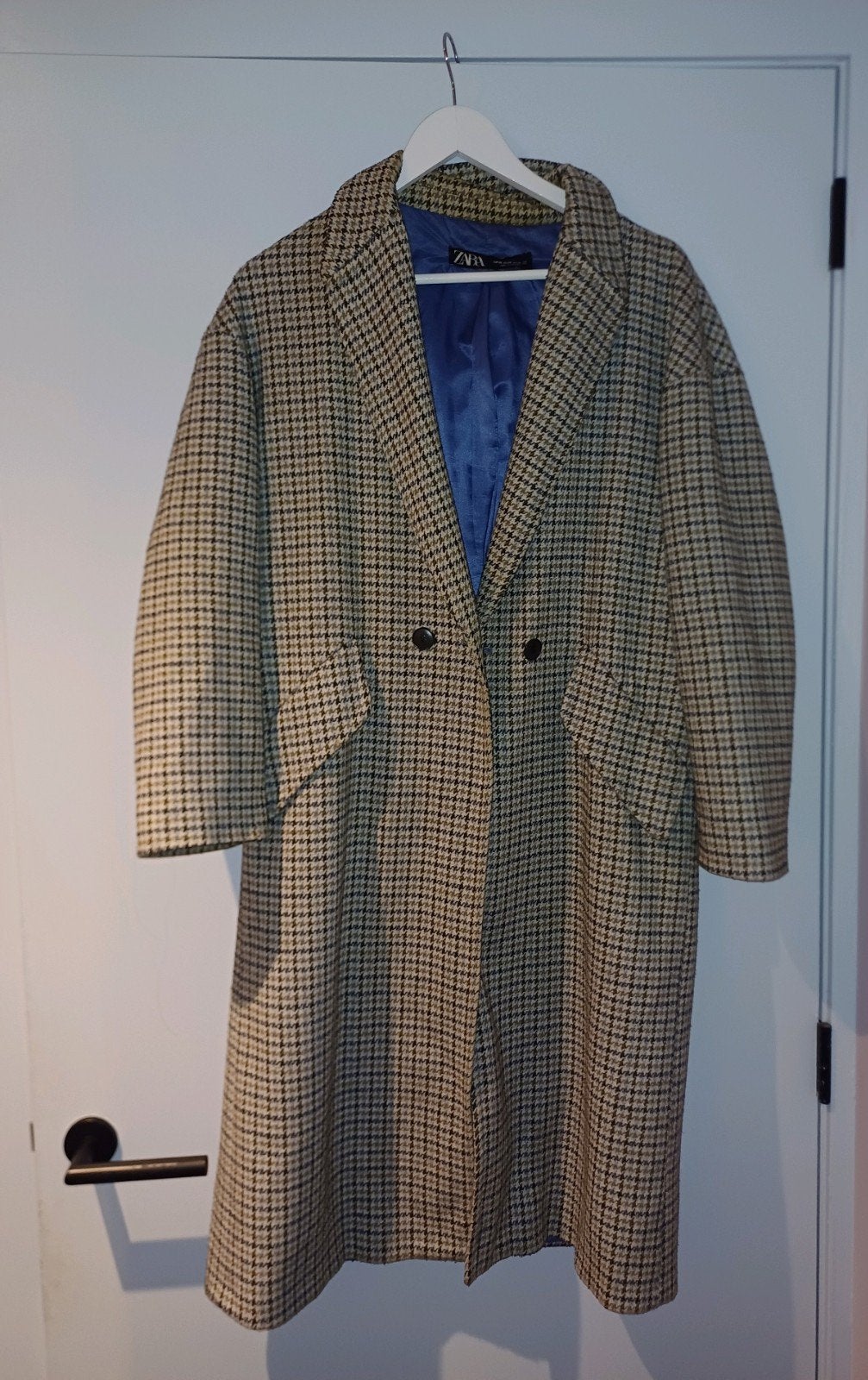 dameskleding - jassen: Zara damesjas houndstooth-patroon, Zara Woman, Enlèvement ou Envoi, Comme neuf