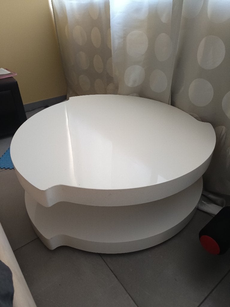 Table, Maison & Meubles, Tables | Tables à manger, Enlèvement, Utilisé, Rond, 50 à 100 cm