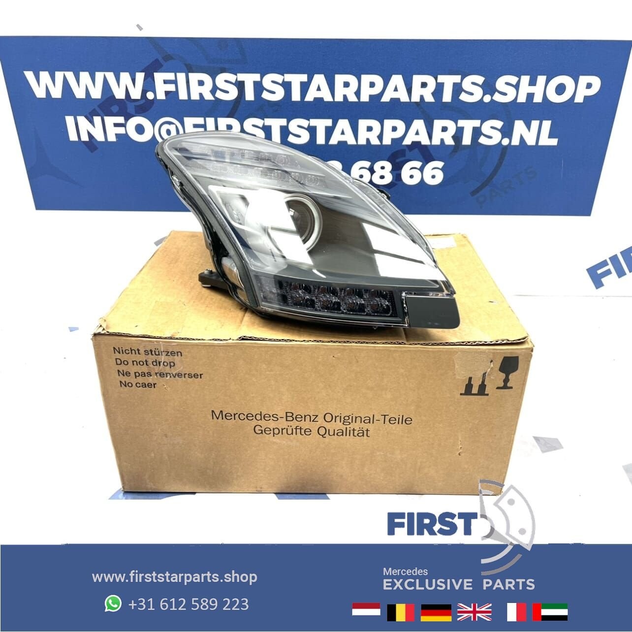 C197 R197 SLS SLS63 SLR AMG LED KOPLAMP SET LINKS+RECHTS Mer, Utilisé, -, -, Enlèvement ou Envoi