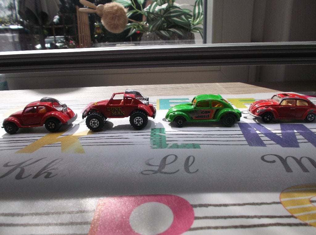 Matchbox volkswagen kever en majorette lot, Hobby & Loisirs créatifs, Enlèvement, Utilisé, Voiture, Matchbox