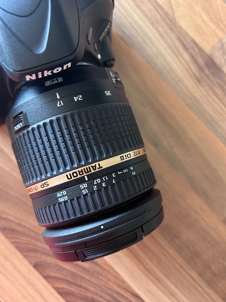 Nikon D5200 Spiegelreflexcamera(18-55mm VR)+Tamron 18-200mm, Ophalen, Gebruikt, Spiegelreflex, Nikon