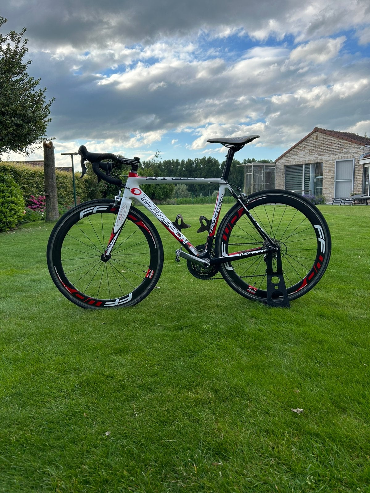 Full Carbon koersfiets Thompson Capella, Fietsen en Brommers, Ophalen, Zo goed als nieuw, Carbon