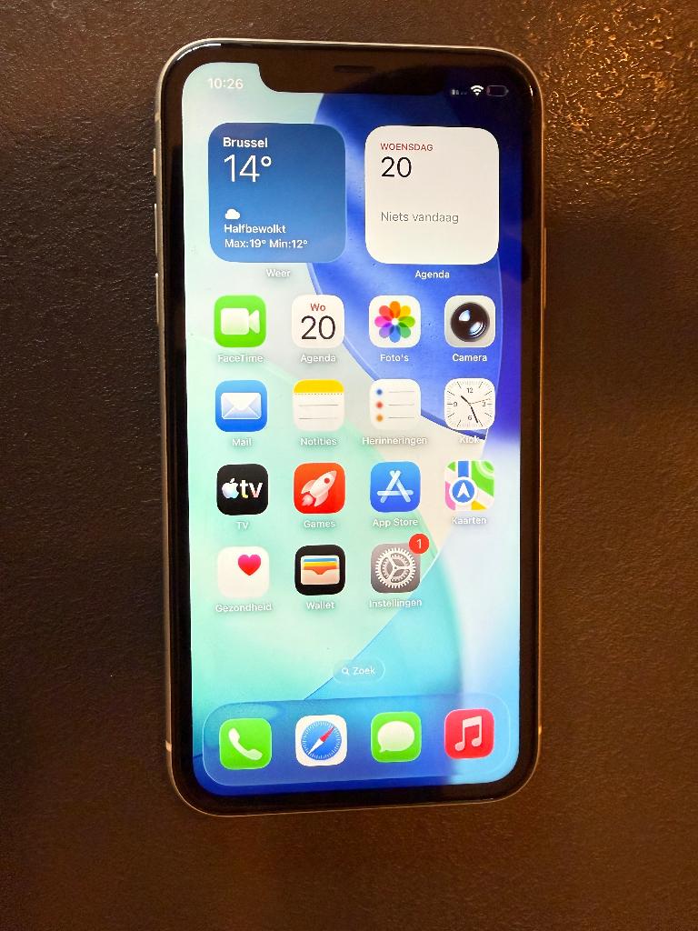 iPhone 11 64GB Wit, Telecommunicatie, Mobiele telefoons | Apple iPhone, Ophalen, Gebruikt, 75 %, Wit