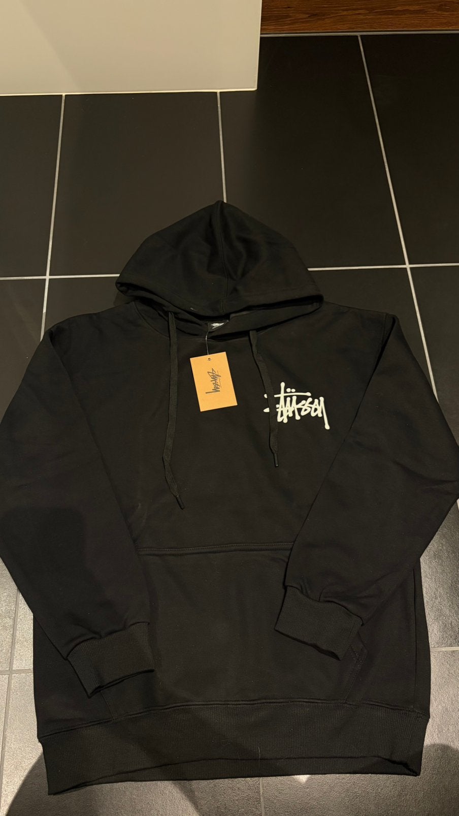 Stussy trui zwart, Kleding | Heren, Verzenden, Zo goed als nieuw, Maat 48/50 (M), Zwart
