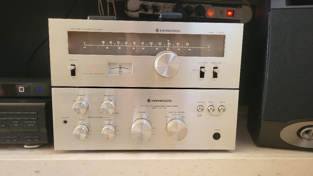 Kenwood versterker  KA-1500 en tuner KT-3300, Ophalen, Gebruikt