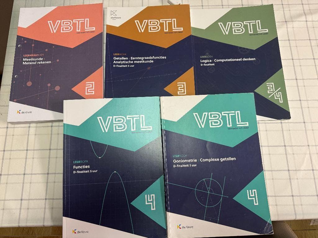 VBTL Boeken wiskunde, Enlèvement ou Envoi, Comme neuf, Secondaire, Mathématiques A