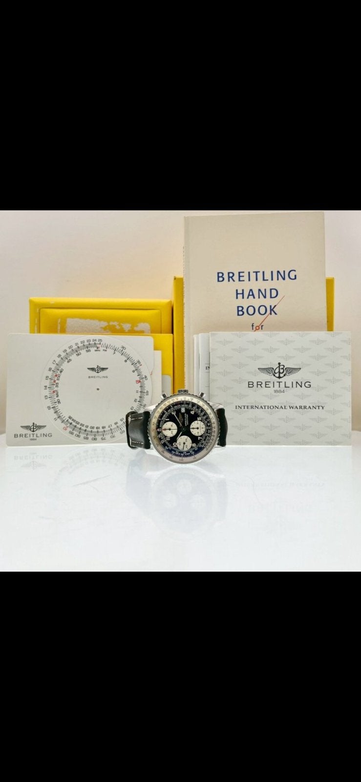 Breitling old navitimer A13022’, Handtassen en Accessoires, Horloges | Heren, Leer, Breitling, Polshorloge, Ophalen of Verzenden