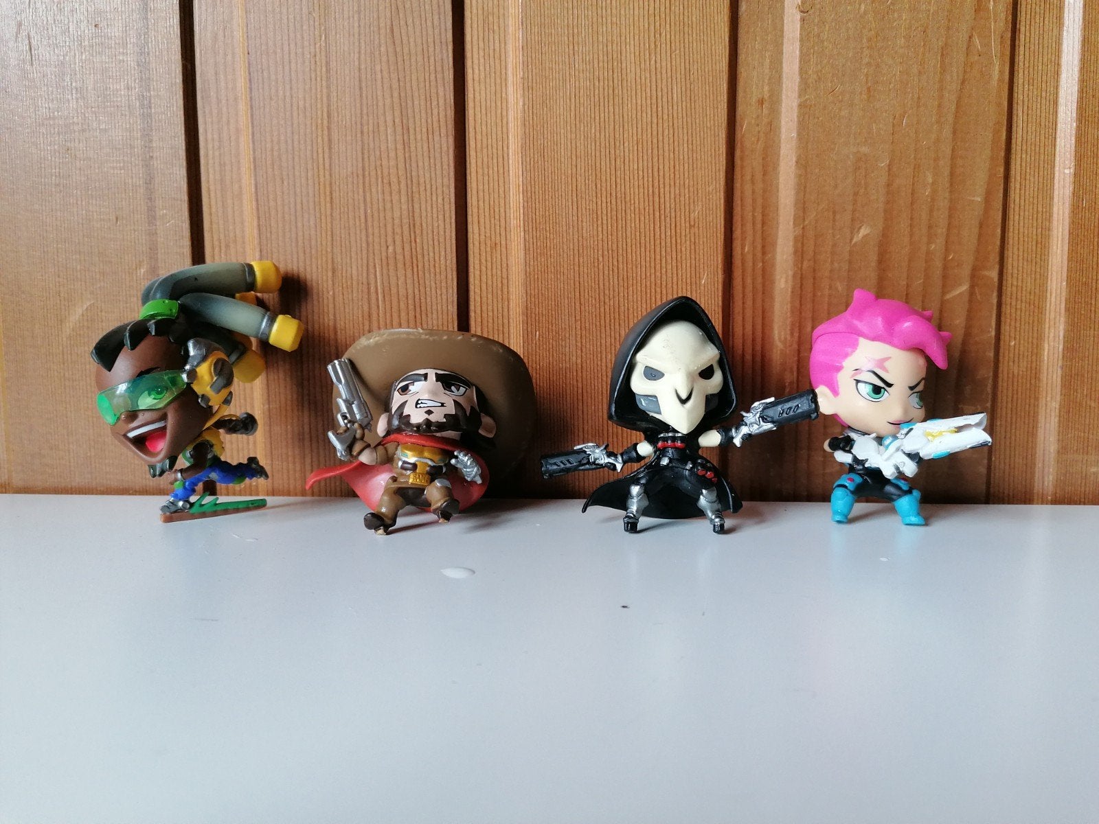 Lot 4 mini figurines Overwatch - Cute But Deadly Série 3, Kinderen en Baby's, Speelgoed | Actiefiguren, Ophalen, Gebruikt