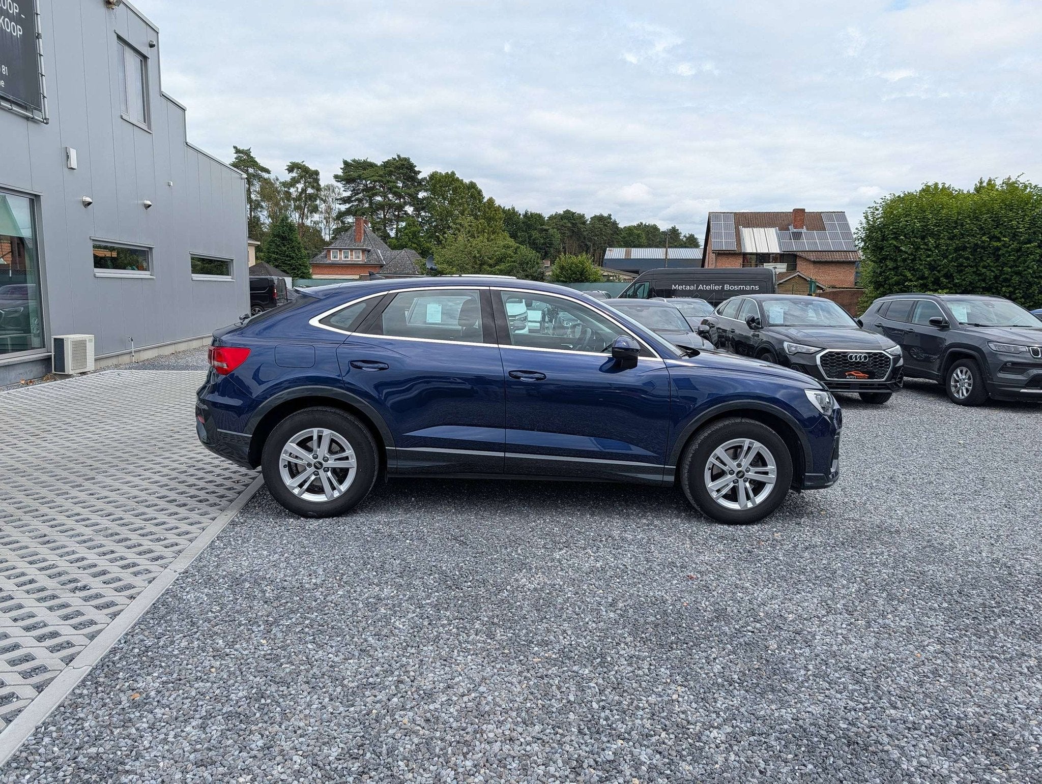 Audi Q3 Q3 Sportback 35 TFSI S tronic | CARPLAY | PARKSENS |, Auto's, Audi, Stof, 4 cilinders, Blauw, Bedrijf