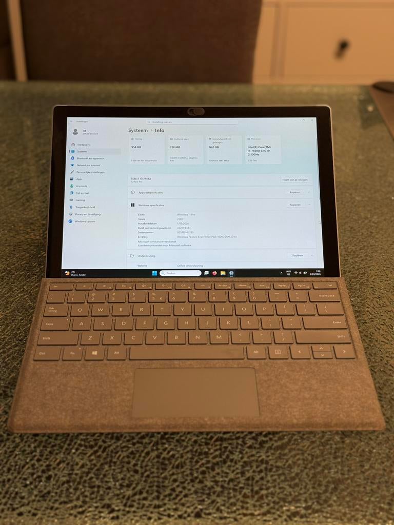 Surface Pro 16GB - 1TB, Ophalen, Zo goed als nieuw, 1 TB