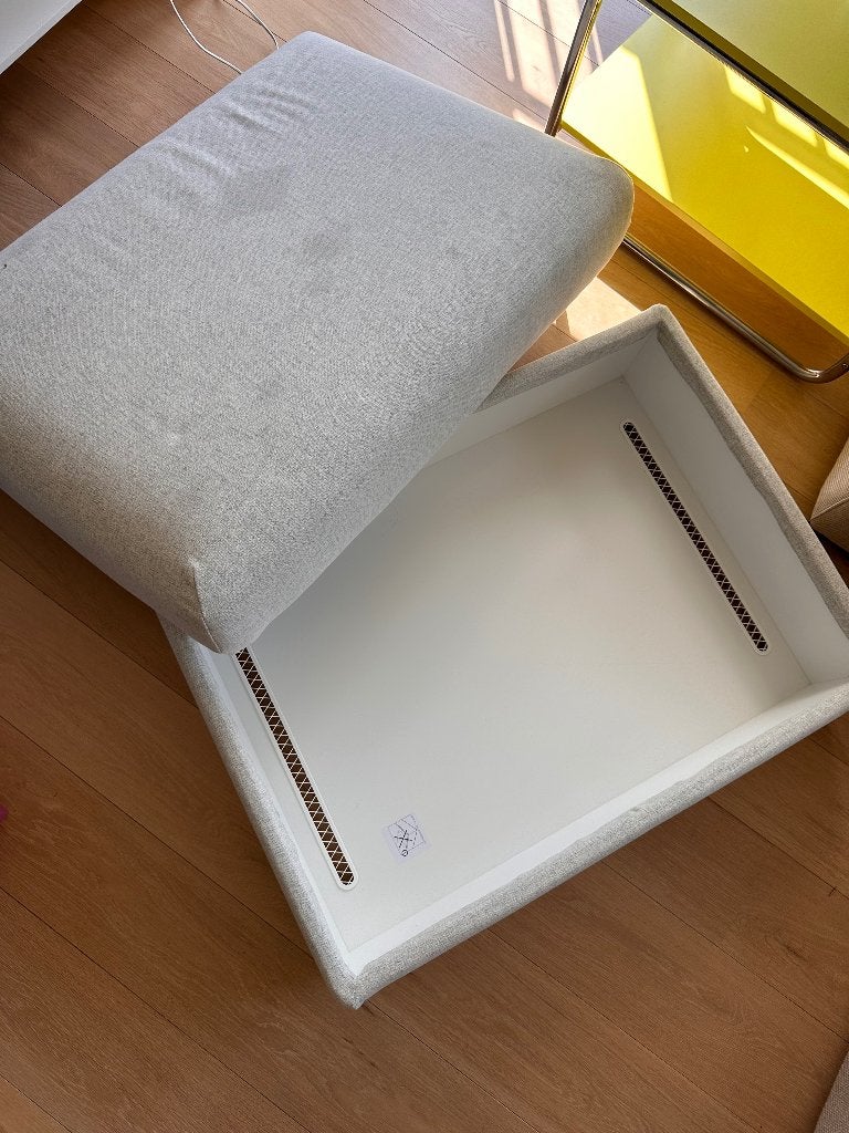 Voetenbank, Huis en Inrichting, Ophalen, Gebruikt, 75 tot 100 cm, 75 tot 100 cm